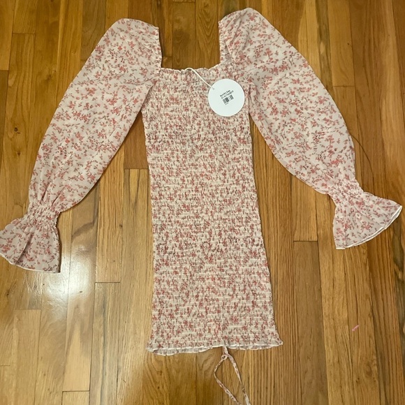 NWT Princess Polly Pink Floral Dress Size 4 - Picture 9 of 9